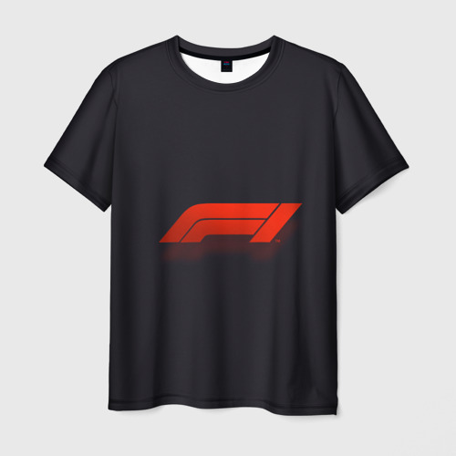 Мужская футболка с принтом Formula 1 Logo, вид спереди №1