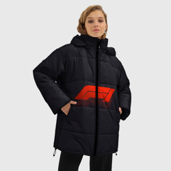 Женская зимняя куртка Oversize Formula 1 Logo - фото 2
