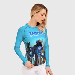Женский рашгард 3D Fortnite winter season - фото 2