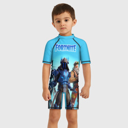 Детский купальный костюм 3D Fortnite winter season - фото 2