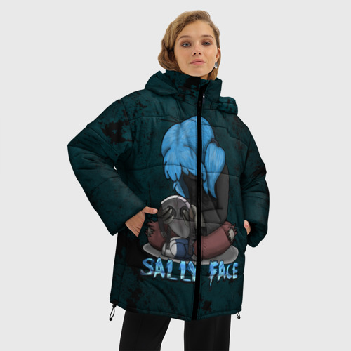 Женская зимняя куртка Oversize Sally Face, цвет черный - фото 3