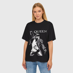 Женская футболка oversize 3D Queen - фото 2