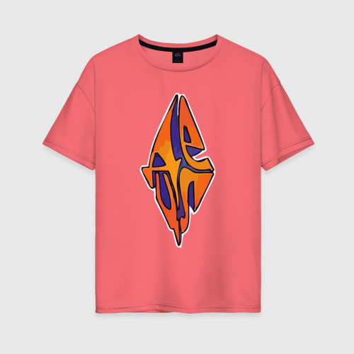 Женская футболка хлопок Oversize ДЕЦЛ Фото 01 Женская футболка хлопок Oversize ДЕЦЛ Фото 01
