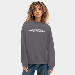 Женский свитшот oversize без начеса хлопок NFS Most Wanted - фото 2