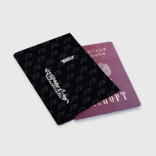 Обложка для паспорта матовая кожа NFS Most Wanted, цвет фиолетовый - фото 3
