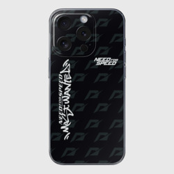Чехол для iPhone 15 Pro силиконовый с защитой камеры NFS Most Wanted