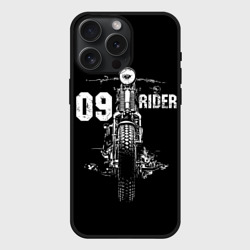 Чехол силиконовый для Apple iPhone 15 Pro Мax матовый 09 rider
