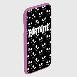 Чехол для iPhone XS Max матовый Fortnite x Marshmello - фото 2