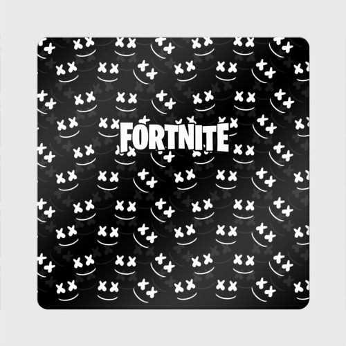 Магнит виниловый Квадрат Fortnite x Marshmello