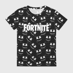 Женская футболка 3D Fortnite x Marshmello