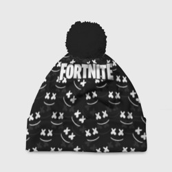 Шапка 3D c помпоном Fortnite x Marshmello