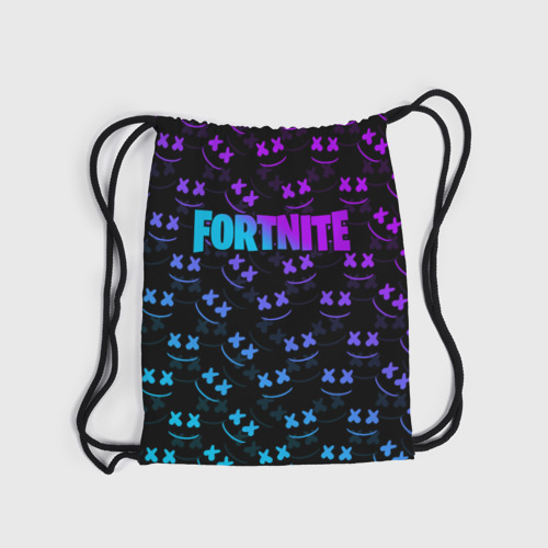 Рюкзак-мешок 3D Fortnite Marshmello neon - фото 6