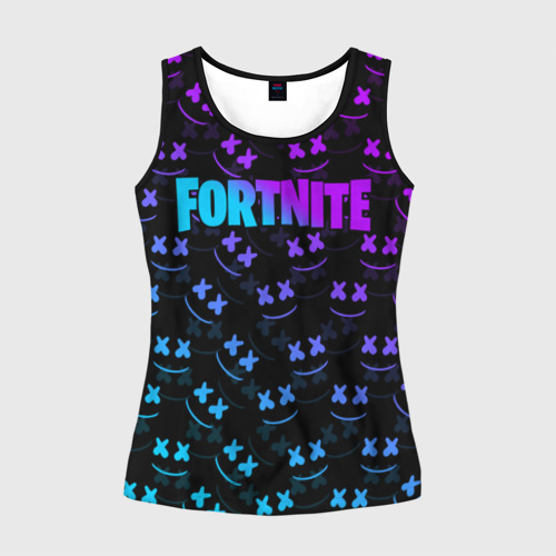 Женская майка 3D FORTNITE x MARSHMELLO Фото 01 Женская майка 3D FORTNITE x MARSHMELLO Фото 01