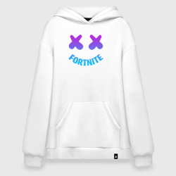 Худи SuperOversize хлопок Fortnite x Marshmello neon