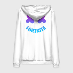 Мужская толстовка на молнии хлопок Fortnite x Marshmello neon