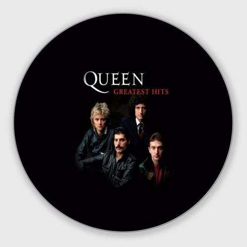 Круглый коврик для мышки Queen