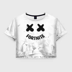 Женская футболка Crop-top 3D Fortnite x Marshmello