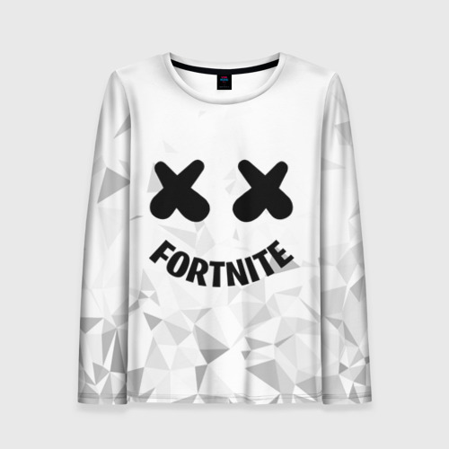 Женский лонгслив 3D Fortnite x Marshmello, цвет 3D печать