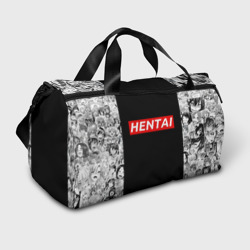 Сумка спортивная 3D HENTAI с ахегао