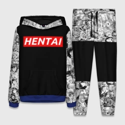 Женский костюм с толстовкой 3D HENTAI с ахегао