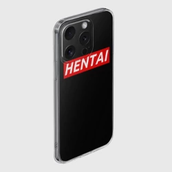 Чехол для iPhone 15 Pro Max силиконовый с защитой камеры HENTAI с ахегао - фото 2