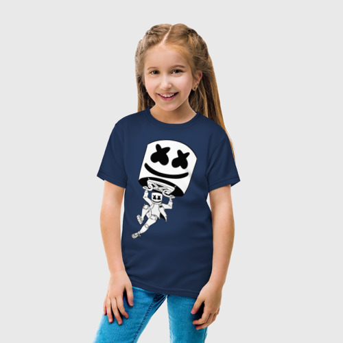 Детская футболка хлопок Фортнайт, цвет темно-синий - фото 5