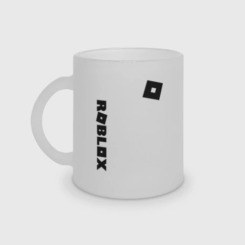 Кружка матовая стеклянная ROBLOX