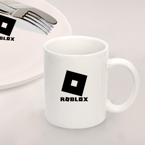 Набор: тарелка + кружка Roblox - фото 2