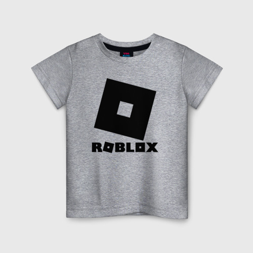 Детская футболка хлопок Roblox, цвет меланж