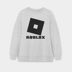Женский свитшот oversize без начеса хлопок Roblox