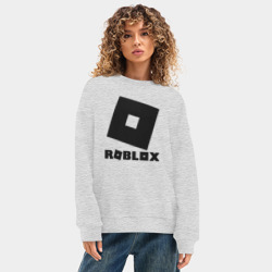 Женский свитшот oversize без начеса хлопок Roblox - фото 2