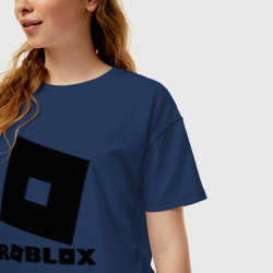 Женская футболка хлопок Oversize Roblox - фото 2