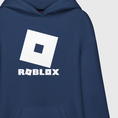 Худи SuperOversize хлопок Roblox, цвет темно-синий - фото 3