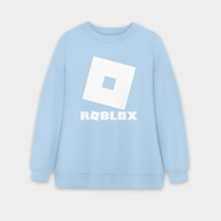 Женский свитшот oversize без начеса хлопок Roblox