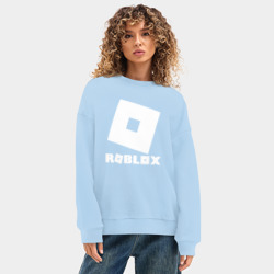 Женский свитшот oversize без начеса хлопок Roblox - фото 2