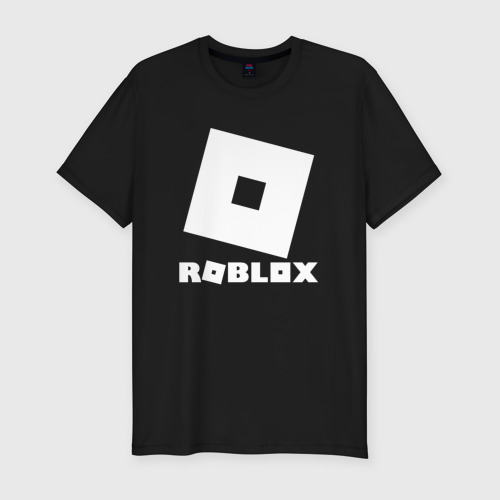 Мужская футболка хлопок Slim Roblox, цвет черный