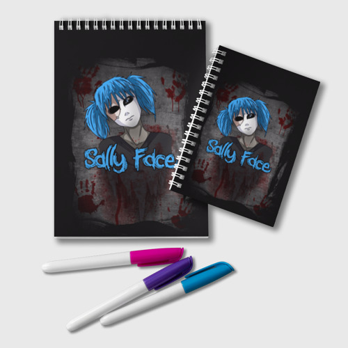 Блокнот Sally Face, цвет белый