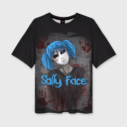 Женская футболка oversize 3D Sally Face