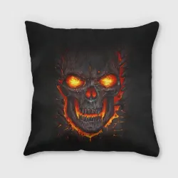 Подушка 3D Skull Lava