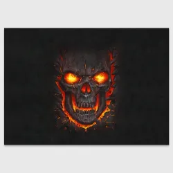 Поздравительная открытка Skull Lava