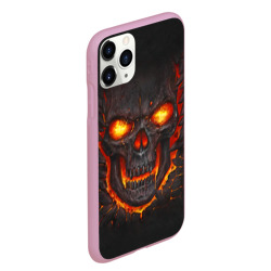 Чехол для iPhone 11 Pro Max матовый Skull Lava - фото 2