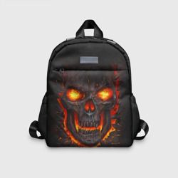 Детский рюкзак 3D Skull Lava