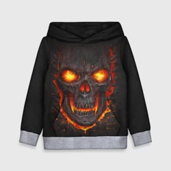 Детская толстовка 3D Skull Lava