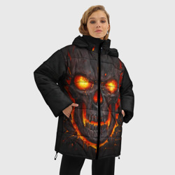 Женская зимняя куртка Oversize Skull Lava - фото 2