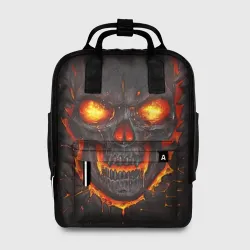 Сумка-рюкзак 3D Skull Lava