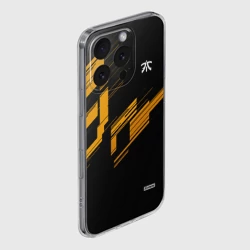 Чехол для iPhone 16 Pro Max силиконовый с защитой камеры Cs:go - Fnatic Orange 2019 - фото 2