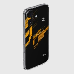 Чехол для iPhone 16 силиконовый с защитой камеры Cs:go - Fnatic Orange 2019 - фото 2