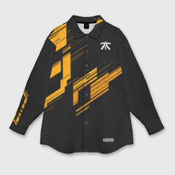 Мужская рубашка oversize 3D Cs:go - Fnatic Orange 2019