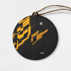 Деревянная игрушка круг Cs:go - Fnatic Orange 2019