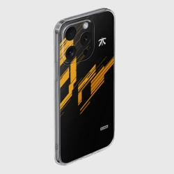 Чехол для iPhone 15 Pro Max силиконовый с защитой камеры Cs:go - Fnatic Orange 2019 - фото 2
